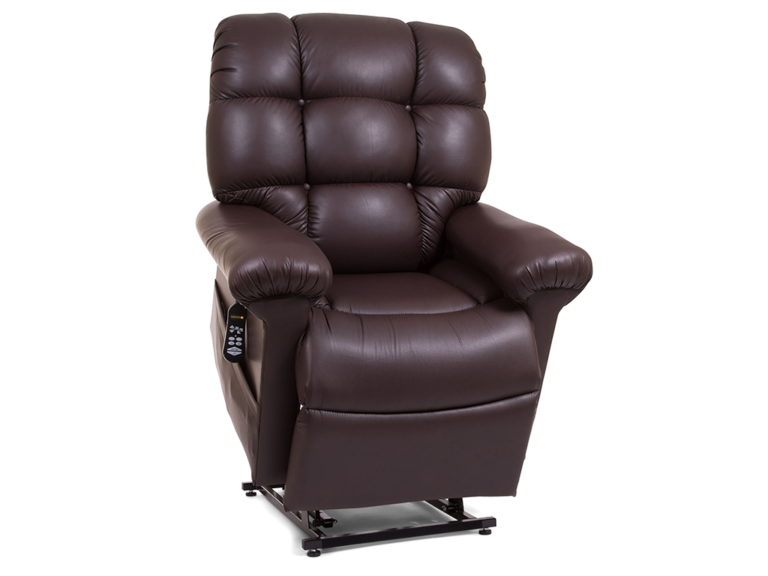 Golden Cloud with Twilight Medium Large Lift Chair Side View Golden Cloud with Twilight Medium Large Lift Chair Side View