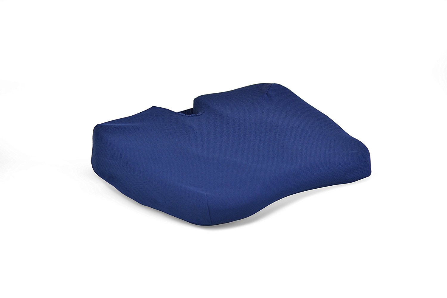 DMI Polyfoam Standard Wheelchair Seat Cushion, Navy