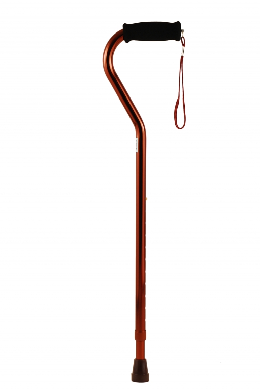 nova offset red cane with strap