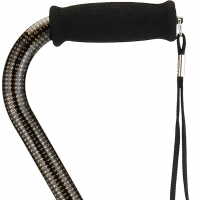 nova houndstooth offset cane with strap thumbnail