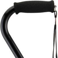 nova black offset cane with strap thumbnail