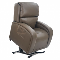 EZ Sleeper with Twilight Power Lift Chair Recliner Side View thumbnail