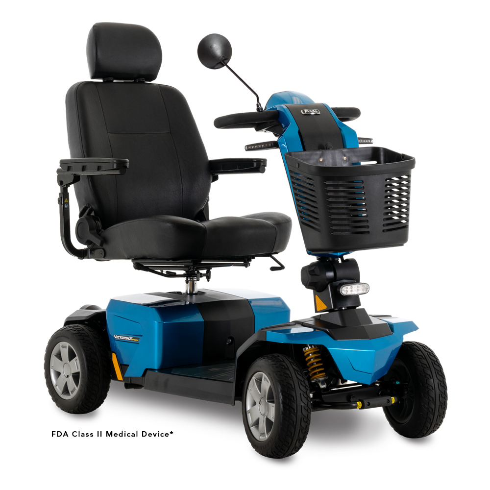 Victory LX Sport 4 Wheel, Blue, scooter, pride mobility